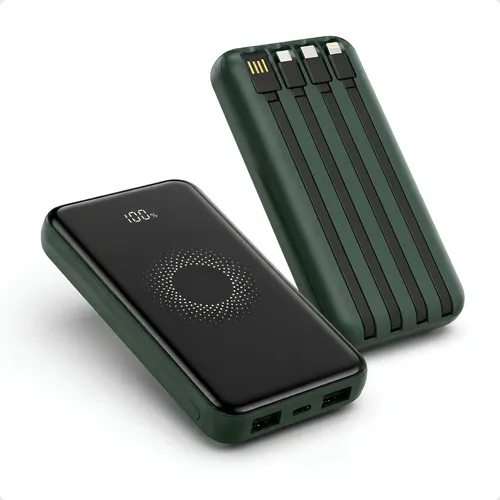 Power Bank E'spada 20000mah Bte-21e 22.5w Carga Rápida Verde