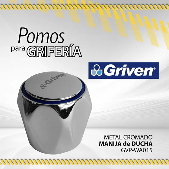 Pomo De Ducha Griven Metalico Cromado Gvp-wa015 / 11132