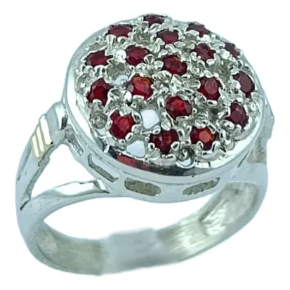 Anillo Frutilla De Plata 925 Plateado Todas Las Medidas