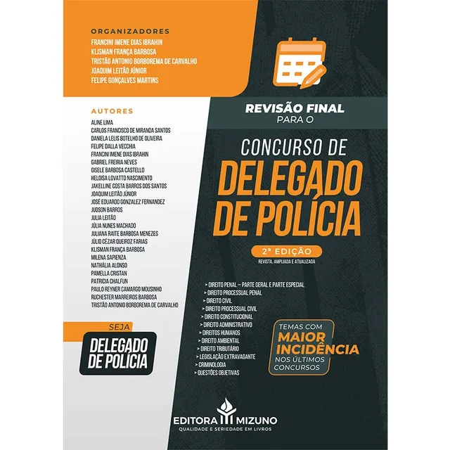 Revisão Final Para Delegado De Polícia Civil 2ª Edição (2024)
