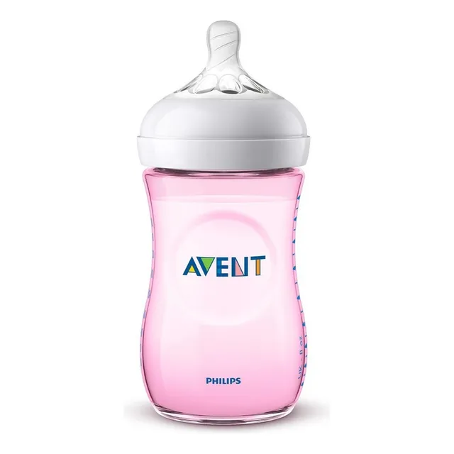 Philips Avent Natural Biberón 1 Pza 260ml Rosa Scf034/17 SCF034_17