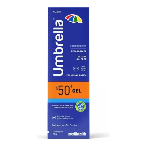 Protector Solar Medihealth Umbrella Gel Spf+50 Matte Tienda 