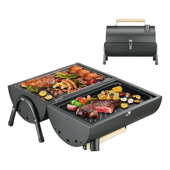 Barril Mini Ahumador Parrillero Portaitil