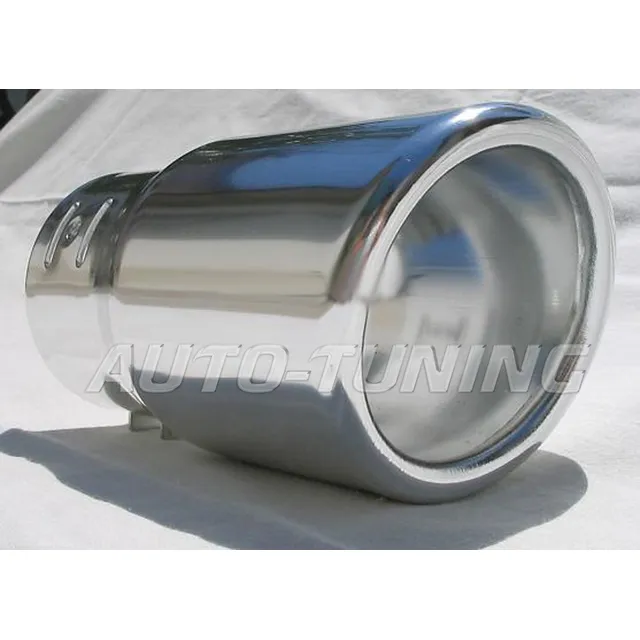 Tuning Cola Caño Escape Deportiva Cromada Universal