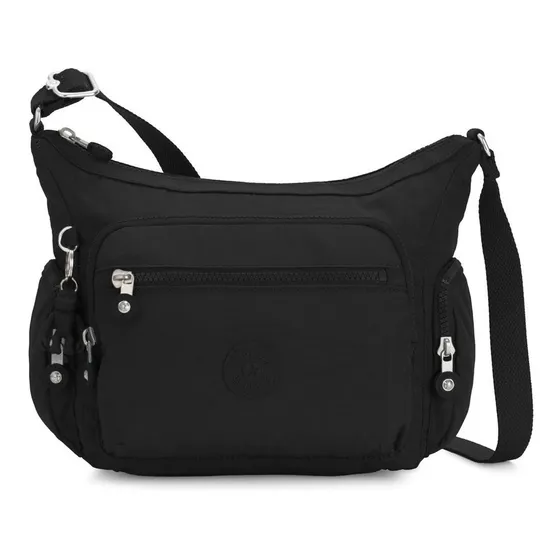 Kipling Bolsa Crossbody / Original Color Negro Diseño De La Tela Liso