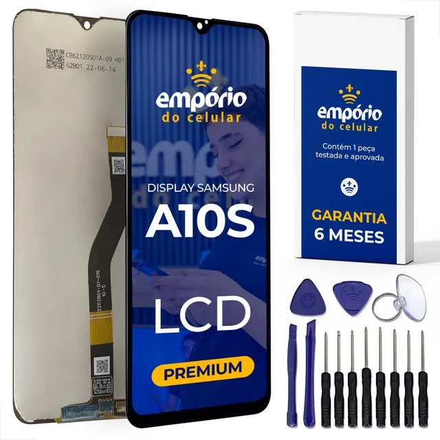 Tela Frontal Lcd Display Compatível A10s A107 Premium
