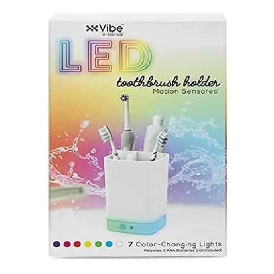 Porta Cepillo Con Luz Led | Recargable