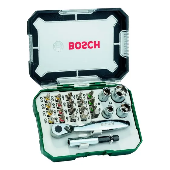 Juego De Puntas Y Dados Bosch 26pzas