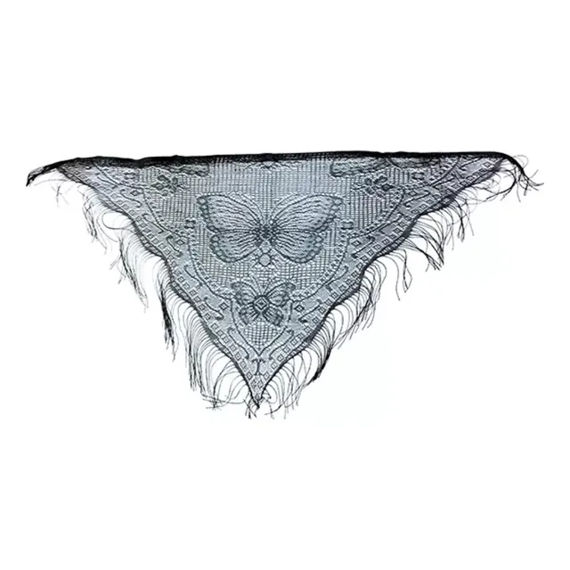 Puntilla Chal Traje Típico Baile Chilote Niña 110x55cms Chic