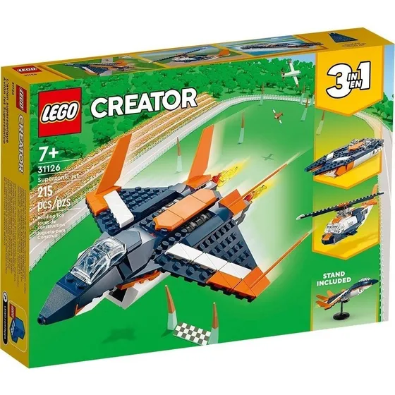Lego Avión Jet Supersónico 31126 Cantidad de piezas 215