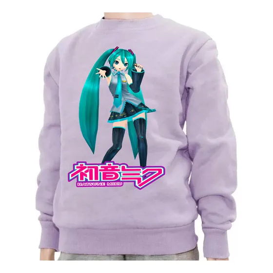 Buzo Hatsune Miku Anime En Cuatros Diseños