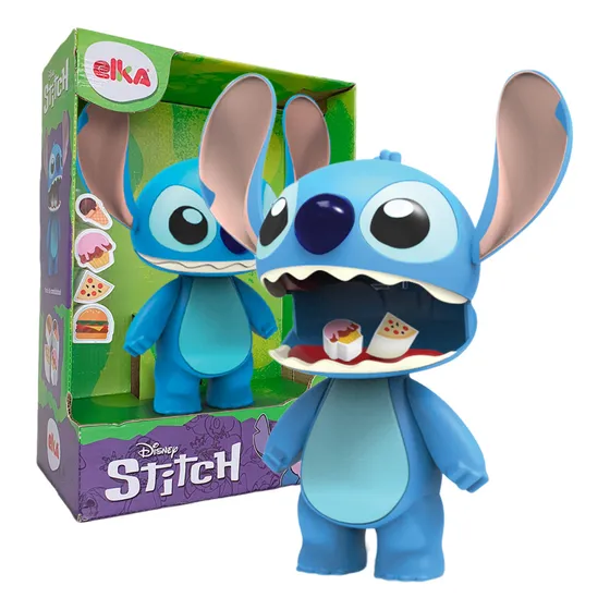 Boneco Do Stitch Disney 20 Cm Abre A Boca - Elka Brinquedos
