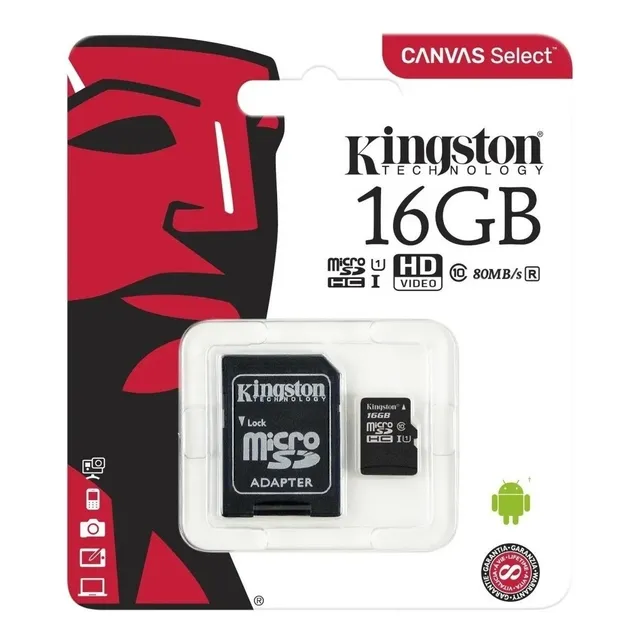 Memoria Micro Sd Kingston 16gb Somos Tienda Cod 1036 