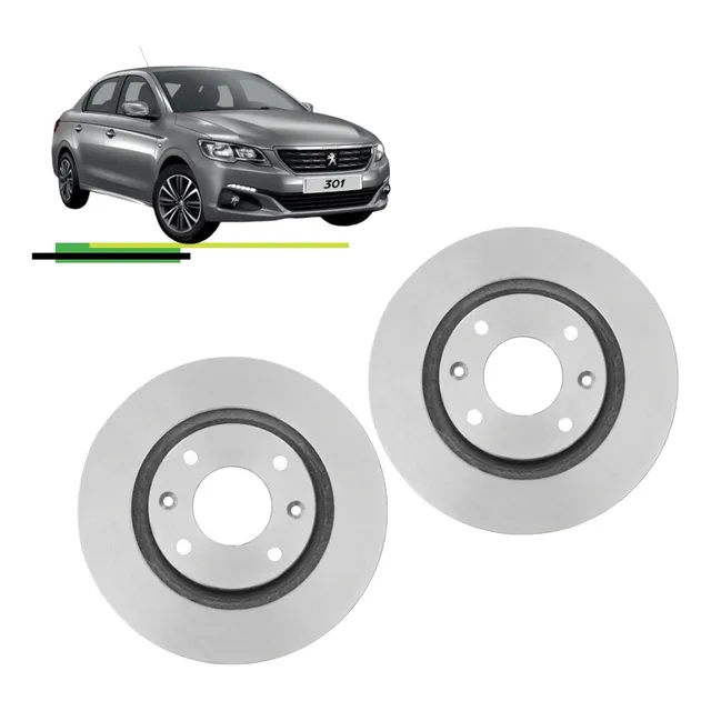 Par De Discos De Freno Delanteros Peugeot 301 2013-2024