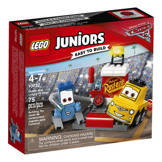 Kit De Construcción Lego Juniors Guido And Luigi's Pit Stop Kit De Construcción Lego Juniors Guido And Luigi's Pit Stop