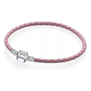 Pulsera Cuero Para Charm Dije Rosa Amor Regalo Mujer Moda Pulsera Cuero Para Charm Dije Rosa Amor Regalo Mujer Moda