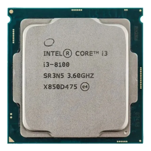 Procesador Intel Core I3 8100 De 3.6 Ghz, 85 W, Lga 1151