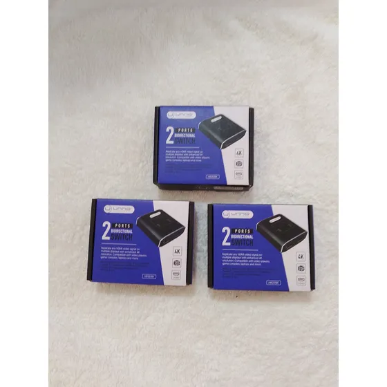 Switch Hdmi 4k Bidireccional 2 Puertos - Unno Tekno