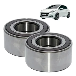Par De Bujes De Rueda Delanteros Para Peugeot 208 2012-2017 – Energized Customs, 82x42x36mm, Con Sensor ABS