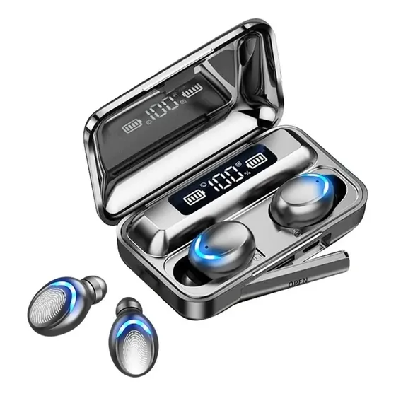 Audífonos Inalámbricos F9 Bluetooth Deportivos Color Negro