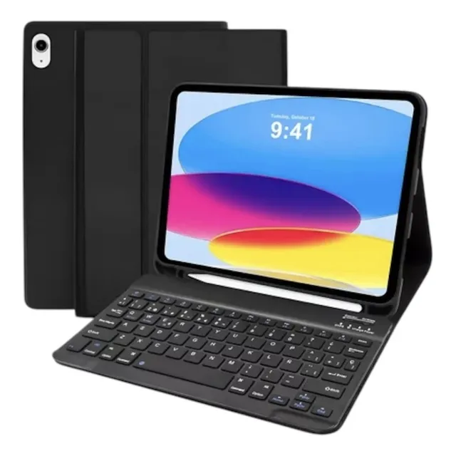 Funda Smart Con Teclado Bluetooth Para iPad Pro 13 2024