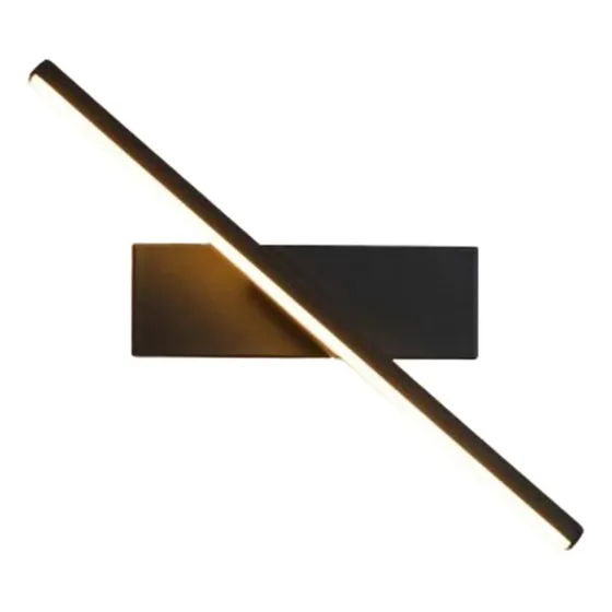 Lámpara De Pared Led Luz Baño Giratoria Luz Lectura Calida