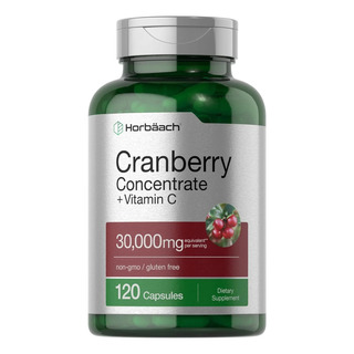Cranberry 30,000 Mg + Vitamina C 120 Cápsulas Cranberry 30,000 Mg + Vitamina C 120 Cápsulas