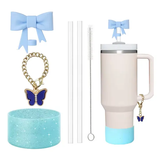 Accesorios Para Vaso Stanley Base + Tapa + Sorbete + Cepillo