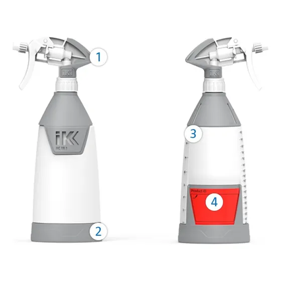 Kit 2 Pulverizadores Resistentes Á Solvente Óleo Verniz