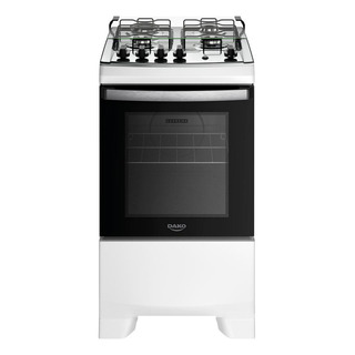 Fogão 4 Bocas Dako Supreme Branco Com Mesa De Inox Bivolt 127/220v Fogão 4 Bocas Dako Supreme Branco Com Mesa De Inox Bivolt 127/220v