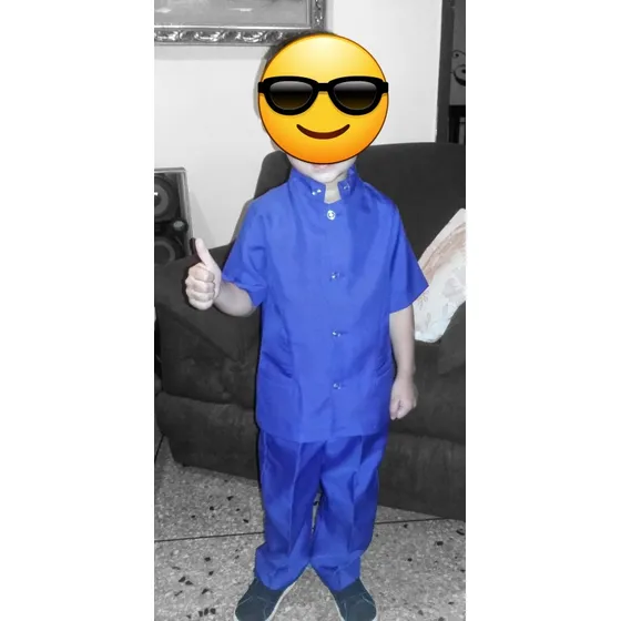 Traje Típico Liqui Liqui Para Niño Talla 2 
