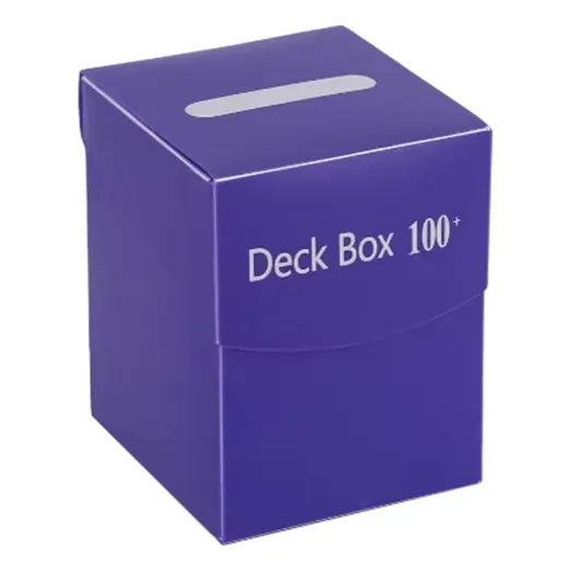 Deck Box Nuevo Color Morado Yu-gi-oh! Pokemon 100 Cartas Deck Box Nuevo Color Morado Perfecto Para Yu-gi-oh! Pokemon One Piece Etc Capacidad 100 Cartas Español