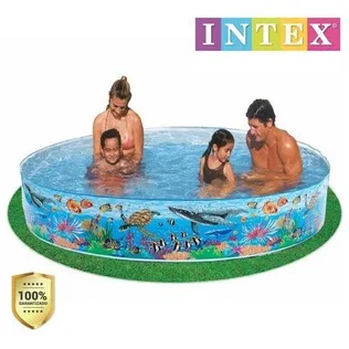 Piscina Rigida Plastica Redonda P/ Niños 2.44mx46cm Grande