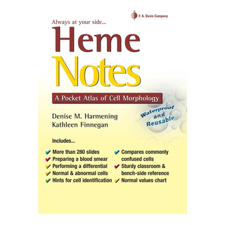 Livro: Heme Notes: Um Atlas De Bolso De Morfologia Celular Livro: Heme Notes: Um Atlas De Bolso De Morfologia Celular