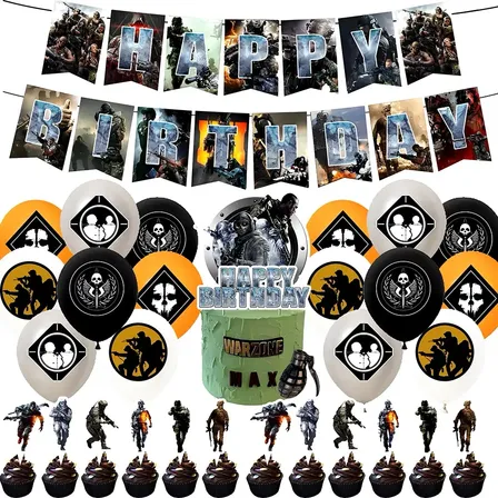 Kit Cotillon Cumpleaños Call Of Duty