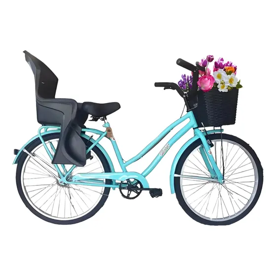 Bicicleta Vintage Dama Con Sillita Niños! Envio Gratis!!