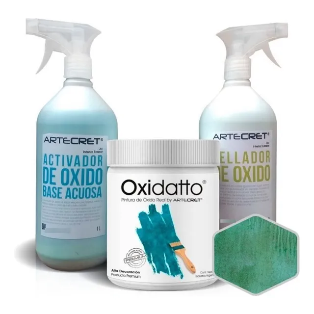 Kit Oxidatto Bronce 0.5 1/2 Litro Alta Decoracion