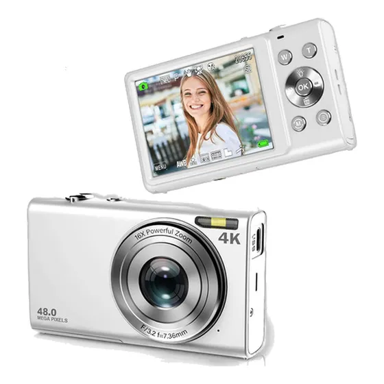 Cámara Digital Vlogging 4k Fotos 48mp Zoom 16x 32gb  Af