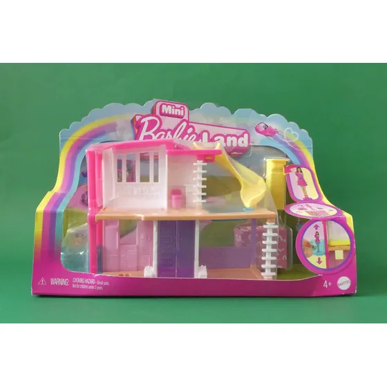 Mini Barbiland ( Casa De Muñecas Con Tobogan ) Mattel 2024 Rosa