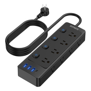 Regleta Multicontactos Con 8 Tomas Interruptor Independiente Regleta Multicontactos Con 8 Tomas Interruptor Independiente