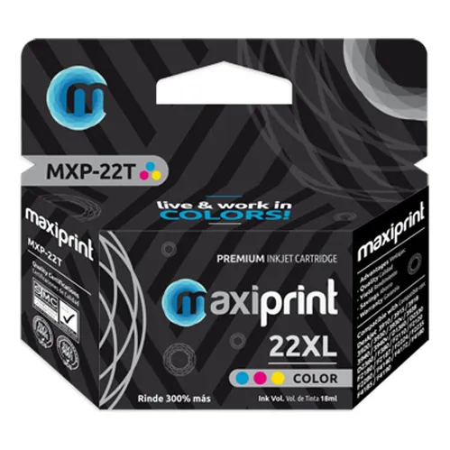 Cartucho Compatible Tinta Hp 22xl C9352al Color
