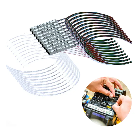 Kit 10 Splitters Optico Plc 1x8 Balanceado Desconectorizado