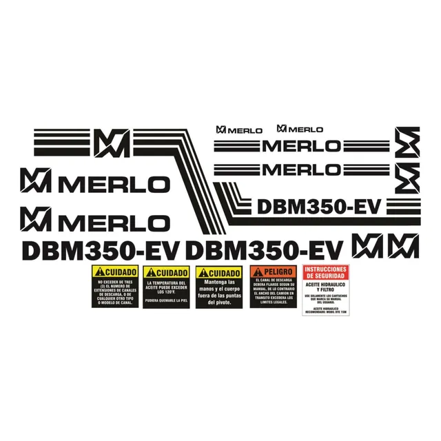 Calcomanías Merlo Dbm 350 Ev