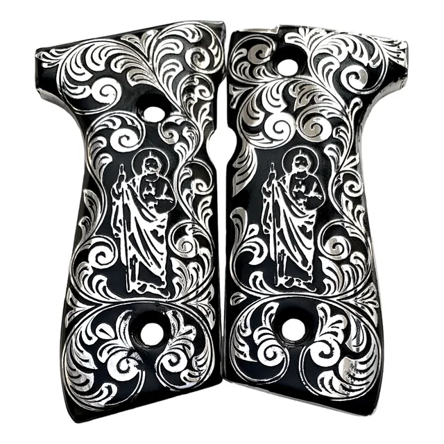 Cachas Prieto Beretta 9mm Modelo 92fs Original 27tx