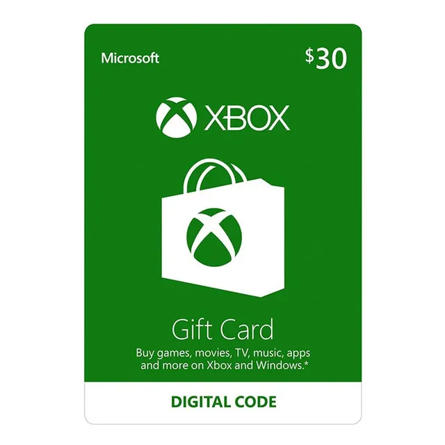 Xbox One Y 360 Live Store 30 Usd Codigo Digital Para Juegos