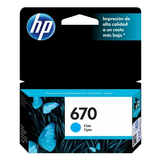 Cartucho Original Hp 670 Cz114al Deskjet 3525 4615 4625 5525
