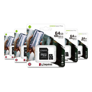 Kit 5 Tarjeta De Memoria 64gb Kingston Sdcs2 Canvas Plus Kit 5 Tarjeta De Memoria 64gb Kingston Sdcs2 Canvas Plus
