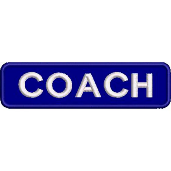 Patch Bordado Crossfit Coach 3x12 Cm - Cód.5895