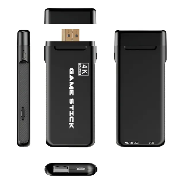 Tv Box Pc, 3500 Juegos En 1, Doble Stick, 64gb, Mando Inalá