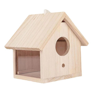 Casa Para Pájaros Caja De Madera Para Pájaros Para Casa Para Pájaros Caja De Madera Para Pájaros Para